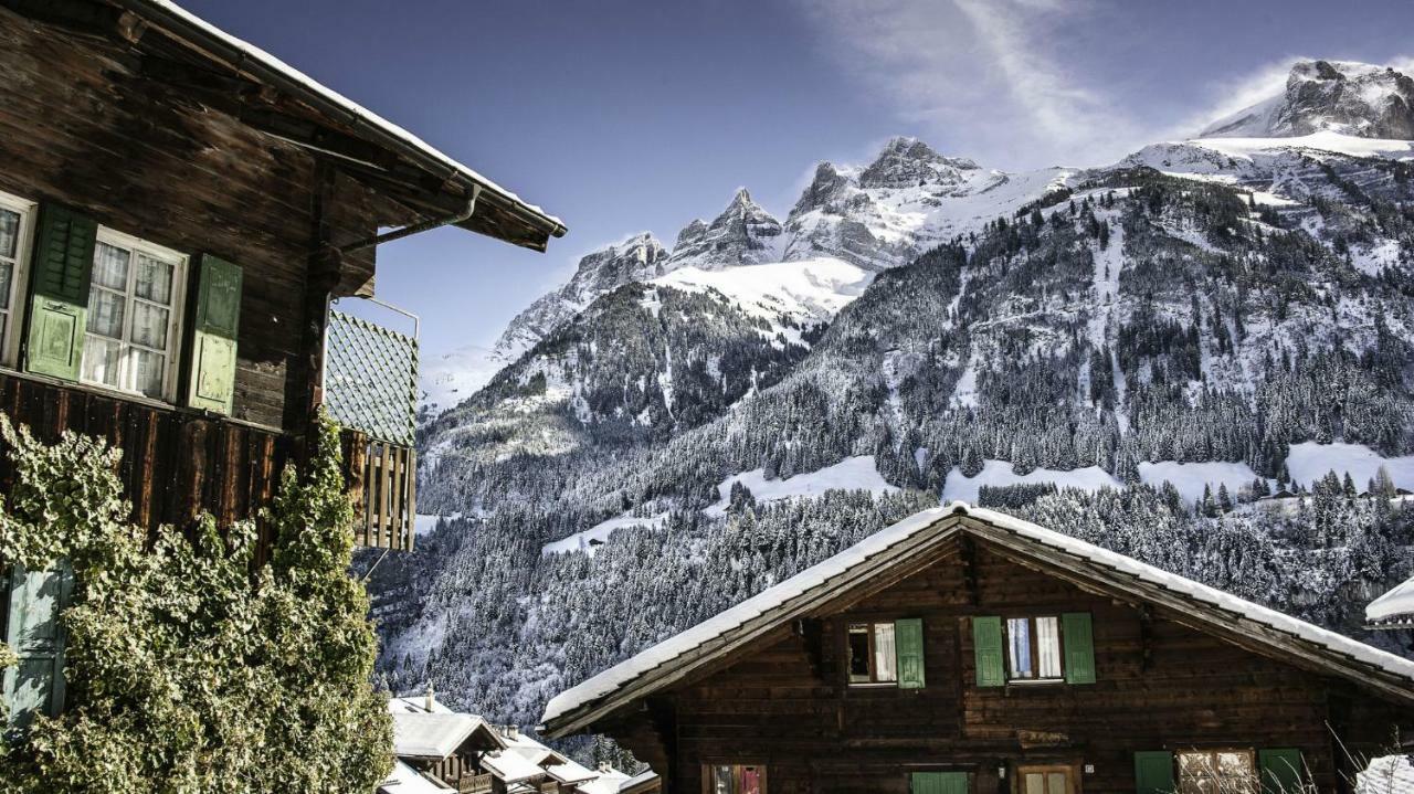 Bel Appartement Au Centre De Champery Avec Vue Exterior photo